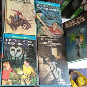 Small Vintage Collection- 5 Hardy Boys Books by Franklin W. Dixon- 1961 to 1972